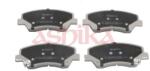 ASHIKA Set placute frana ASHIKA 50-0K-K26 (50-0K-K26)