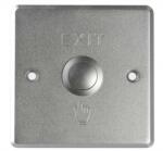 Hikvision Nyitógomb; rozsdamentes acél- és fémgomb (DS-K7P01)