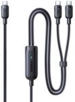 Baseus Cablu Baseus Flash 4 140W 2-in-1 Fast Charging USB-C, 1.5m, Negru (E0426X00)