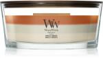 WoodWick Trilogy Vanilla Embers lumânare parfumată cu fitil din lemn 453.6 g