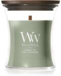 WoodWick Verdant Fig lumânare parfumată cu fitil din lemn 85 g