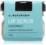 Almara Soap Lip Scrub exfoliant din zahar de buze Coconut 25 g