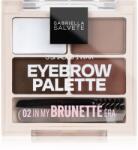 Gabriella Salvete Eyebrow Palette set pentru sprancene perfecte culoare 02 In My Brunette Era 5.2 g