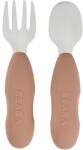 Beaba Stainless Steel Pre-Cutlery étkészlet Praline 10m+ 2 db