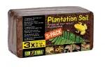 ExoTerra Plantation Soil préselt talaj kókuszrosttal 3x8, 8L