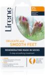 Lirene Foot Care regenerálás a lábnak két lépésben peeling és maszk zokni kiszerelésben 3% Urea 1 pár