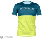 FORCE Kid MTB Cheery gyerek mez, kék/lime (141 - 153)