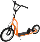 HomCom Gyerek roller, kick roller, city roller, kickboard pneumatikus gumikkal, narancssárga (371-014OG)