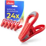 Vileda Cleste de rufe Vileda 24 bucati, fara metal, rezistent la intemperii, cu Soft Grip (39804098)