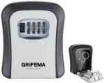 GRIFEMA Seif pentru chei GRIFEMA, 4 cifre, rezistent la intemperii, din aliaj de zinc (GA1003-1)