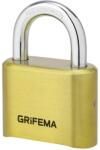 GRIFEMA Lacat cu cod numeric GRIFEMA 4 cifre, zink, rezistent la intemperii, aurie (GA1007)