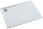 Schedline Libra Grooved White Stone cădiță de duș dreptunghiulară 100x70 cm alb 3SP. L1P-70100/B/GR (3SPL1P70100BGR)
