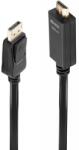 Lindy DisplayPort 1.2/1.2a HDMI Átalakító Fekete 1m 36921 (36921)