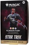 Wizards of the Coast Magic The Gathering: Star Trek Commander Deck - Klingon Fury (WOCD58990001-1)