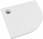 Schedline Libra White Mat cădiță de duș semirotundă 90x90 cm alb 3SP. L1O-9090/B/MG (3SPL1O9090BMG)