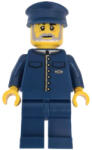 LEGO® Minifigurák Wild West Train Conductor - Male, Dark Blue Uniform bdp202 (bdp202)