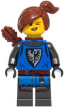 LEGO® Minifigurák Black Falcon Archer - Female, Pearl Dark Gray Detailed Legs, Reddish Brown Hair, Quiver bdp208 (bdp208)