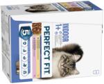 Perfect Fit 12x85g Perfect Fit Indoor 1+ csirke & lazac nedves macskatáp