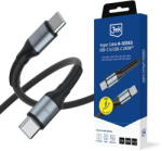 3mk Protection Cablu Alimentare Ultra Fast, USB-C, 240W, 3m - 3mk Hyper N-Series - Black (KF2364513) - vexio