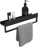 Rea SF01 fürdőszoba polc 45 cm fekete REA-06000 (REA06000)