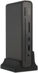 ASUS Docking Station ASUS Triple Display USB-C Dock Duo DC301, PD 90 W, HDMI, 2x DisplayPort 4K@60Hz, Ethernet LAN 1000 Mbit/s, SD Slot (Negru) (90XB0A5N-BDS010)