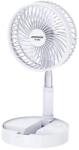 Johnson - Újratölthető asztali ventilátor GIRAFFA 5W/3, 7V 1200 mAh átm. 20 cm fehér 8008523013813 (P7799)