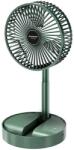 Johnson - TORTUGA újratölthető asztali ventilátor 5W/3, 7V 1200 mAh átmérő 16, 5 cm zöld 8008523013806 (P7800)