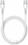 Baseus - Cablu USB-C/USB-C, 1.5m, alb