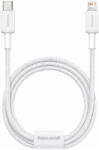 Baseus - Cablu Lightning/USB-C, 1.5m, alb