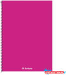 Fortuna Spirálfüzet kockás FORTUNA Monocolor A/4 70 lapos magenta