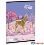 Ars Una Füzet kockás ARS UNA A/5 32 lapos 27-32 Cute Animals-Horse