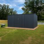 Avenberg Căsuță de grădină pentru unelte, uși batante Avenberg HUNTER G1 4.1 x 2.6 m ANTRACIT