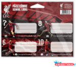 LIVERPOOL Füzetcímke LIVERPOOL 12 darabos