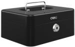 DELI Caseta bani 20x16x8.5 cm DELI negru