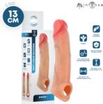 Mr. Intense Manșon realist pentru penis Mr. Intense Simon S, silicon lichid, flexibil, Flesh, 13 x 4 cm (D-245167) Inel pentru penis