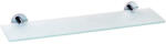 Bemeta Circum fali üvegpolc 520x136 mm, króm 168102042 (168102042)