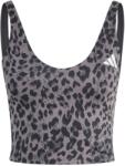 adidas Дамски спортен сутиен adidas Women's Workout Essentials Leopard Print Tank Sports bra - Grey Four / Grey Six / Black (114-4093-0112)