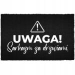 TabPrint Lábtörlő Kókusz 40X60 Fekete Ajtó Alá Humor Felirat Megjegyzés: Szarkazmus (WYCIERACZKA WEJŚCIOWA 40X60 UWAGA: SARKAZM.)