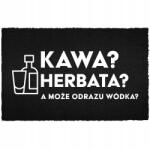 TabPrint Lábtörlő Bemeneti Padló Fekete Kókusz Humorral Vagy Vodka? (WYCIERACZKA CZARNA KOKOSOWA A MOŻE WÓDKA?)