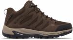 Columbia Мъжки туристически обувки Columbia Redmond IV Mid Waterproof Walking boots - Cordovan / Tangy Orange - размер 41, 5 (EU) (019-1337-0112)
