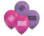 GoDan Set 8 Baloane K-POP Demon Hunters Roz si Mov GD2138 Arcade si seturi de baloane (GD2138)