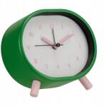 SEGNALE Zöld Fém Ébresztőóra 11, 5 X 12, 5 X 5 CM Hangos Riasztás Hálószoba Óra (HZ1250930 -green)