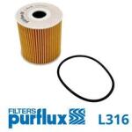 PURFLUX olajszűrő PURFLUX L316 for VOLVO, ROVER, AUSTIN, GENERIC (L316)