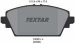 TEXTAR Fékbetét készlet TEXTAR 2309501 for NISSAN (2309501)