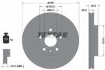 TEXTAR féktárcsa TEXTAR 92198903 for OPEL, VAUXHALL, CHEVROLET (92198903)