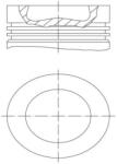 MAHLE dugattyú MAHLE 028 PI 00139 002 (028 PI 00139 002)