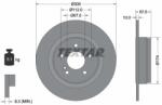 TEXTAR féktárcsa TEXTAR 92163303 for MERCEDES-BENZ (92163303)