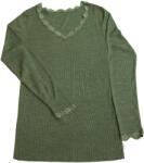 Joha Дамско мериносово термобельо Joha Women's Blouse I L/S 70/30 Merino base layer - Olive Green (115-1438-0212)