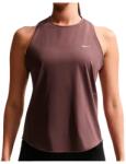 Nike Дамски потник с широка презрамка Nike Women's Swift Dri-Fit Running Tank Top - Tattoo / Reflective Silver - размер XL (916-4764-0415)