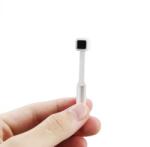 TESLA Static-Off Carbon Fiber Stylus Brush White - Perie din carbon pentru vârfuri transferabile în varianta de lux albă
